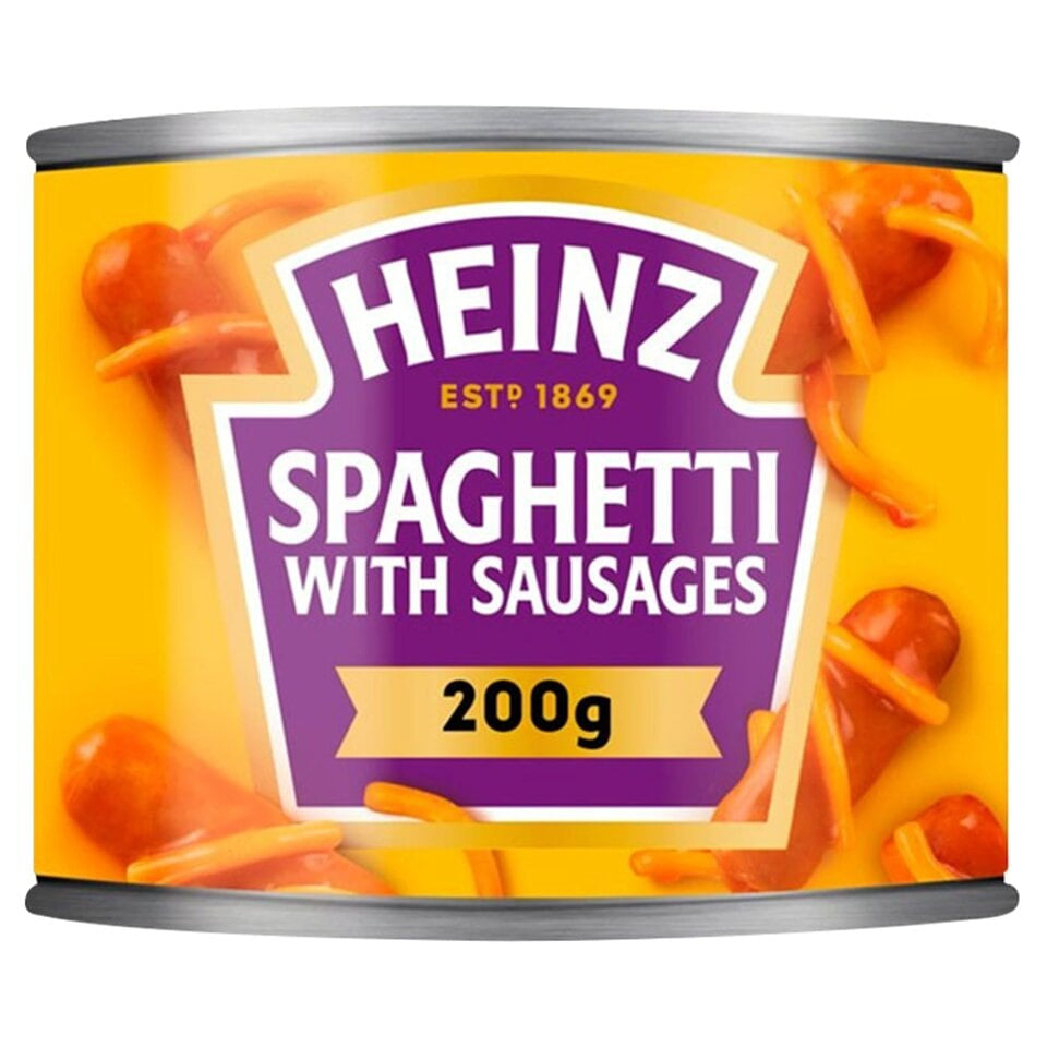 Heinz Spaghetti and sausages 200G