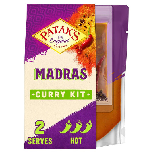 Patak's South Indian Madras 3 Step Curry Kit 313g