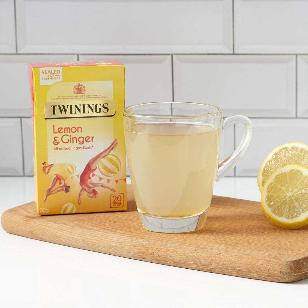 Twinings Lemon & Ginger Tea Bags 20 per pack