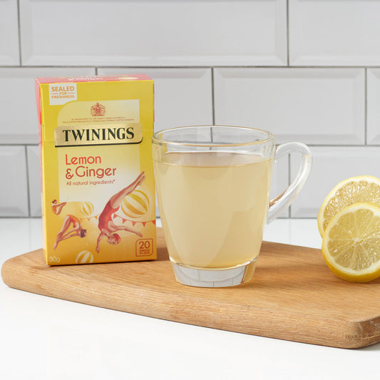 Twinings Lemon & Ginger Tea Bags 20 per pack