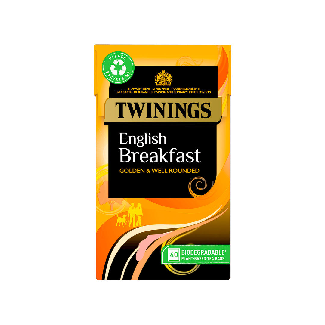 Twinings English Breakfast Tea Bags 40 per pack