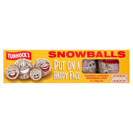 Tunnock's Snowballs 4 X 30g