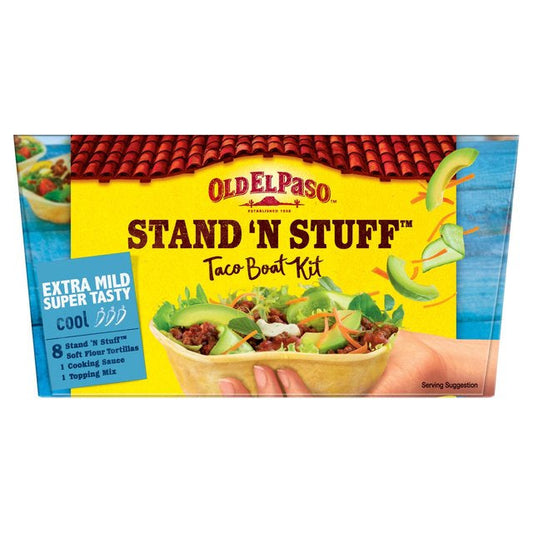 Old El Paso Stand 'N' Stuff Soft Taco Kit Extra Mild 329g