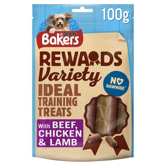 Bakers Dog Treats Mixed Variety Rewards 100g