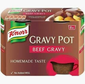 Knorr Beef Gravy Pot 8 X 28g