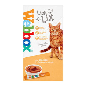 Webbox Lick-e-Lix Chicken and Zinc 5 x 15g