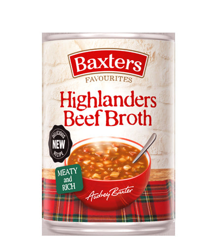 Baxters Favourites Highlanders Beef Broth Soup 400g