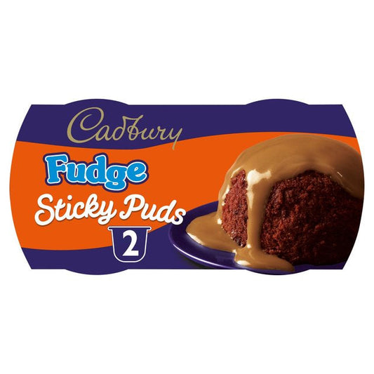 Cadbury Fudge Sponge Pudding 2 per pack