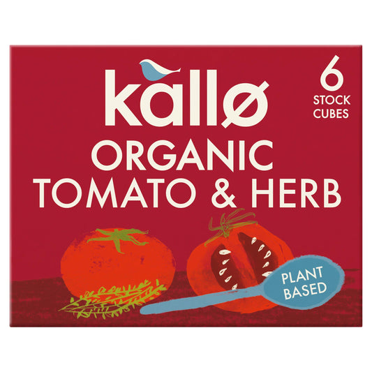 Kallo Organic Tomato & Herb Stock Cubes 66g