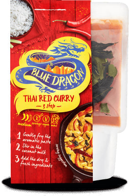 Blue Dragon Thai Red Curry 3 Step Kit 253g