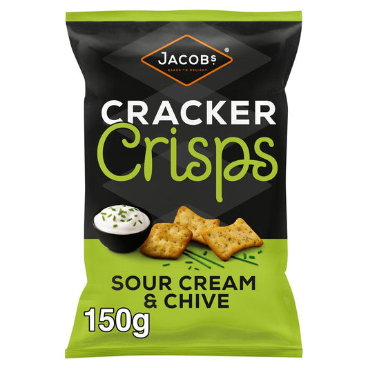 Jacob's Cracker Crisps Sour Cream & Chive 150g