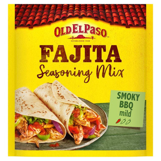 Old El Paso Fajita Spice Mix Original Smoky Bbq 35g