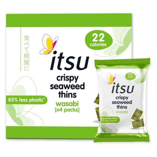 Itsu Wasabi Seaweed Thins Multipack 4 X 5g