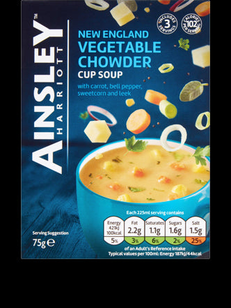 Ainsley Harriot Vegetable Chowder Cup Soup 75g