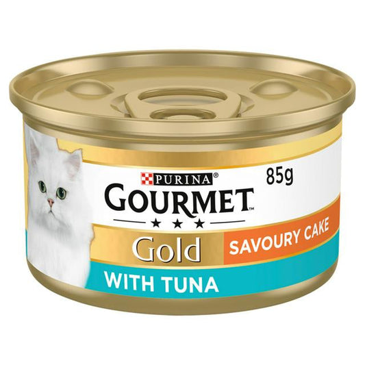 Gourmet Gold Savoury Cake Adult Cat with Tuna 85g