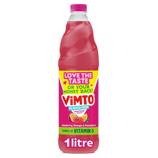 Vimto Remix Raspberry, Orange & Passionfruit Squash 1L