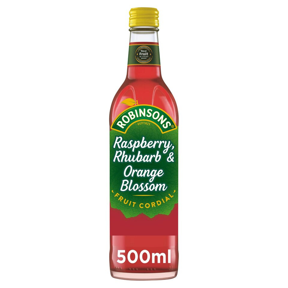 Robinsons Fruit Cordials Raspberry, Rhubarb & Orange Blossom 500ml