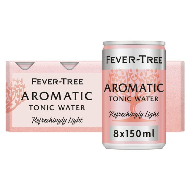 Fever-Tree Refreshingly Light Aromatic Tonic Water 8 x 150ml