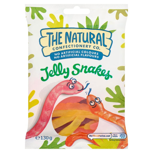 The Natural Confectionery Co Jelly Snakes 130g