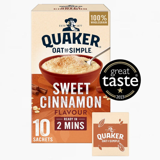 Quaker Oat So Simple Sweet Cinnamon 10 X 33g