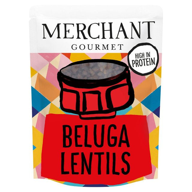 Merchant Gourmet Beluga Lentils 250g Ready To Eat