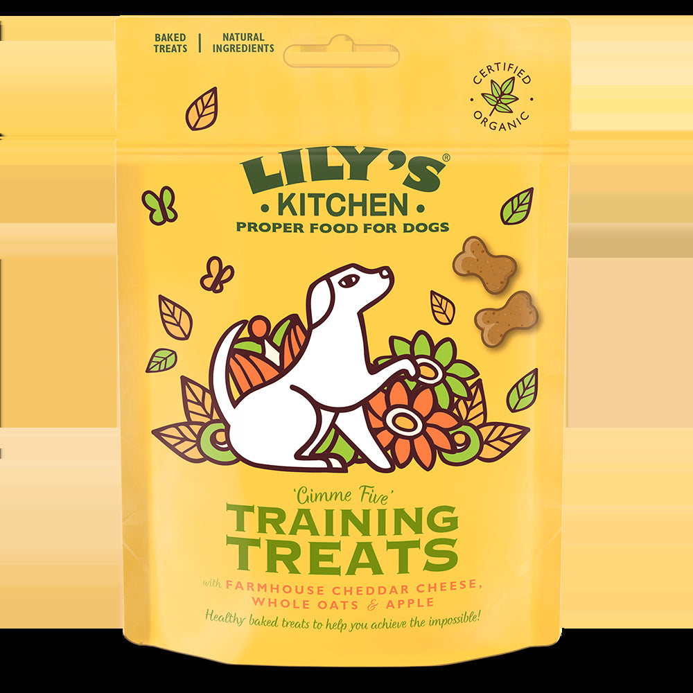 Lily's Kitchen Orgainic Training Dog Treats with Cheese & Apple 80g