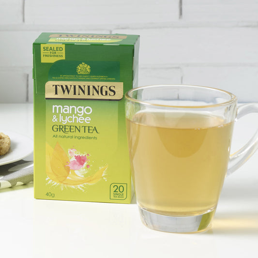 Twinings Green Tea With Mango & Lychee 20 per pack