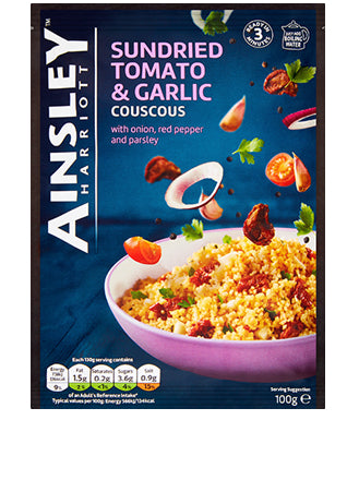 Ainsley Harriott Sundried Tomato & Garlic Cous Cous 100g