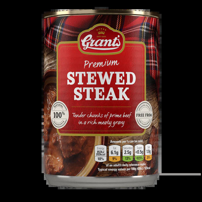 Grant's Premium Stewed Steak 392g