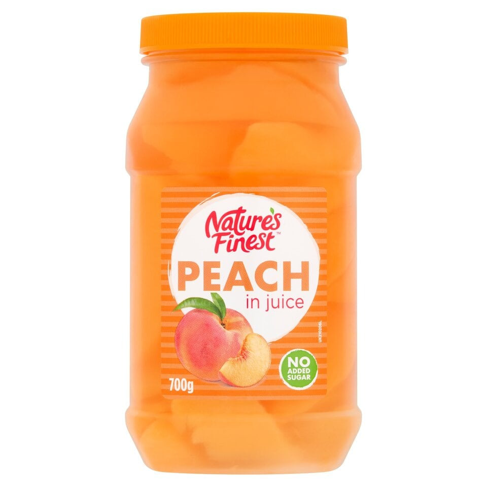 Natures Finest Juicy Peach in Juice 700g BIG POT