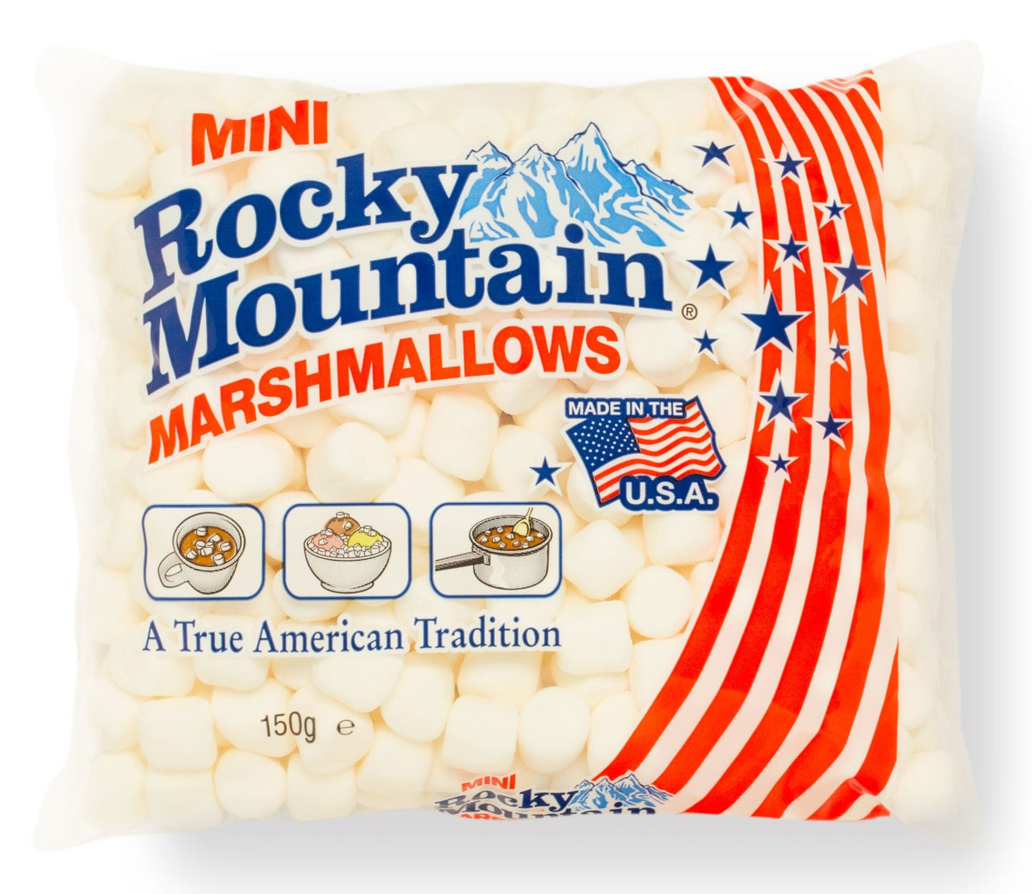 Rocky Mountain MINI White Marshmallows 150g