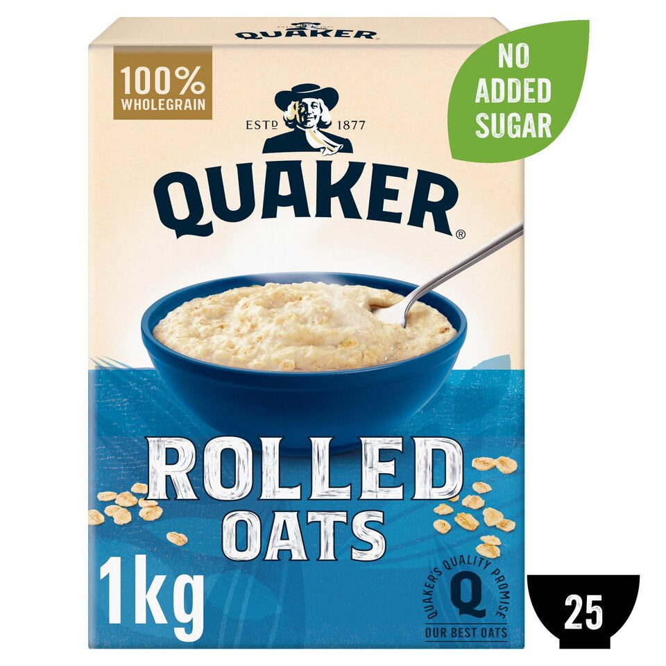 Quaker Traditional Rolled Oats Porridge 1Kg