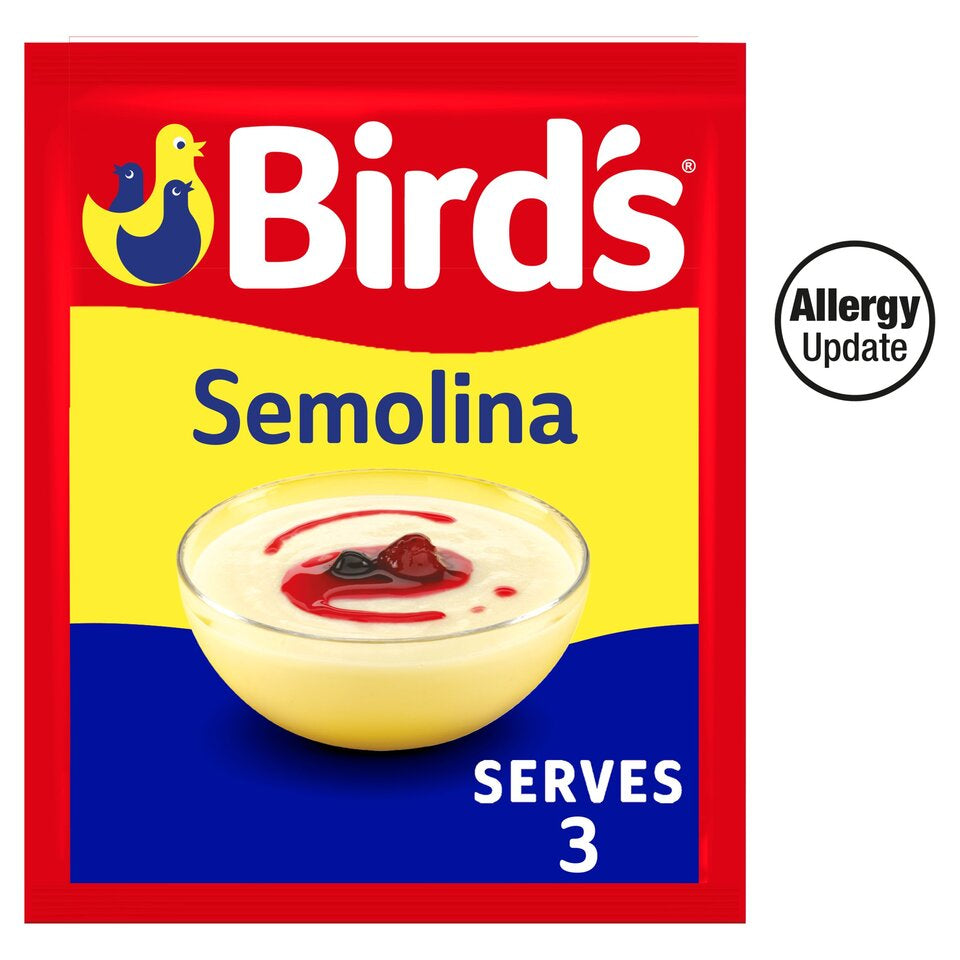 Birds Whisk And Serve semolina 98G Packet