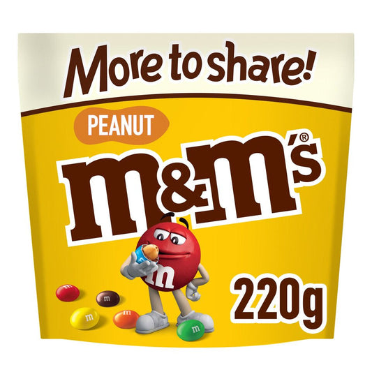 M&Ms Peanut Pouch 220G