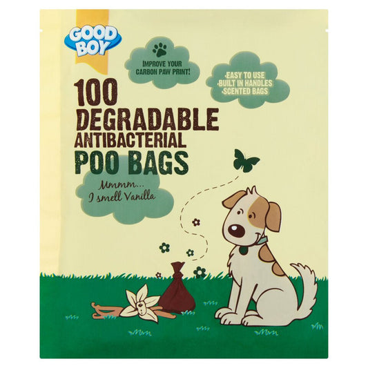 Good Boy 100 Antibacterial Degradable Poo Bags