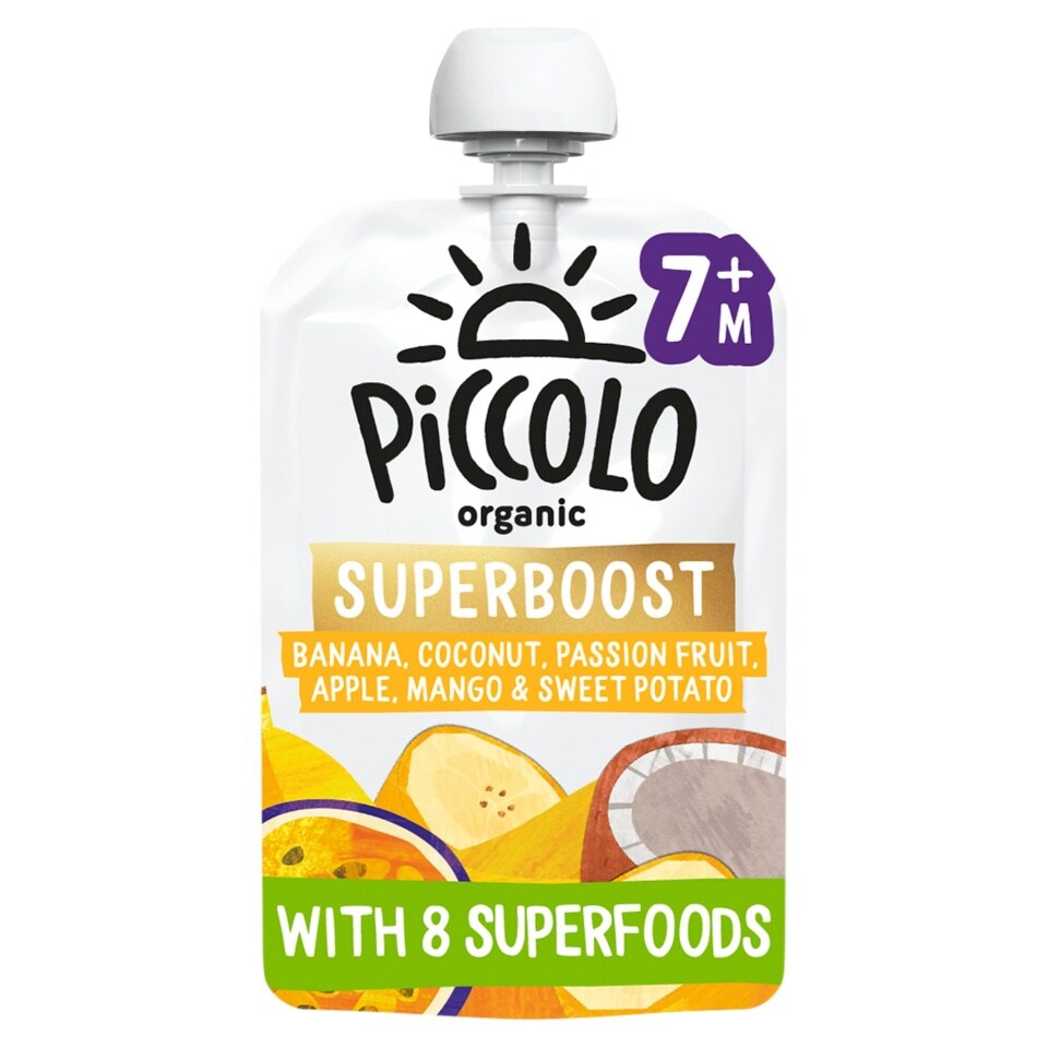 Piccolo Organic Superboost Banana, Mango, Coconut and Passionfruit 100g