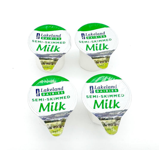 Lakeland Dairies Semi-Skimmed UHT Milk Portions 50 x 12ml