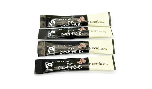 Individual Sachets Lichfields Fairtrade Rich Roast Coffee Sticks x 200