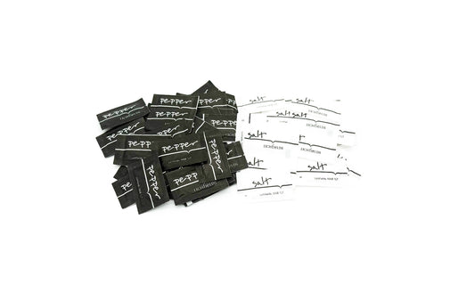 Individual Sachets Lichfields 100 x Salt AND 100 x Pepper