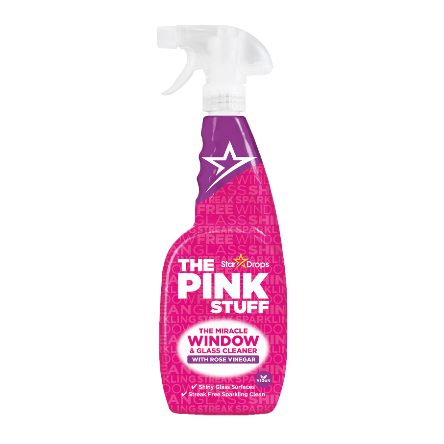 The Pink Stuff Window and Glass Cleaner with Rose Vinegar 750ml