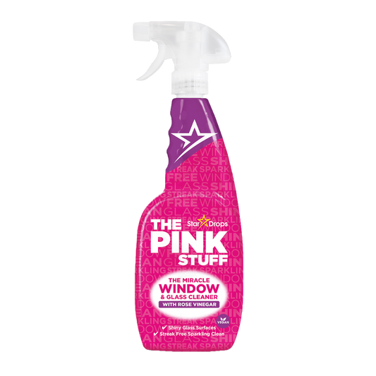 The Pink Stuff Window and Glass Cleaner with Rose Vinegar 750ml